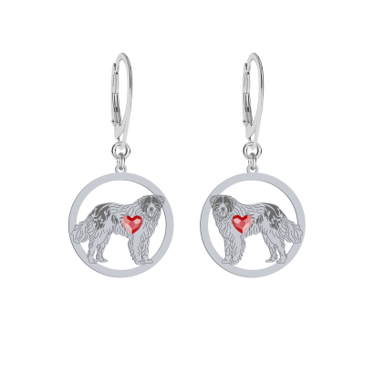 Silver Tornjak engraved earrings - MEJK Jewellery