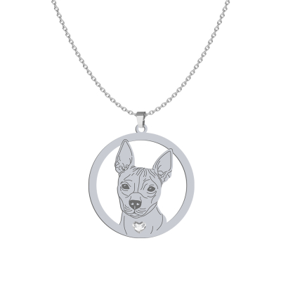Naszyjnik American Hairless Terrier srebro GRAWER GRATIS - MEJK Jewellery