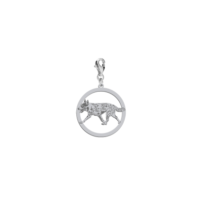 Silver Australian Cattle Dog engraved charms - MEJK Jewellery