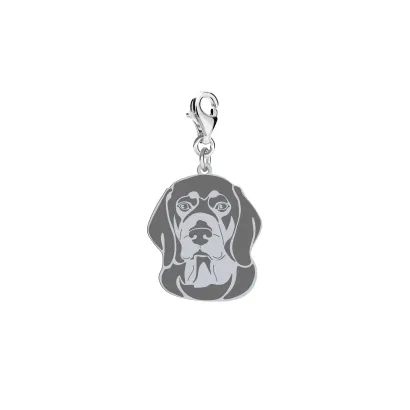 Charms z psem Alpejski Gończy Krótkonożny srebro GRAWER GRATIS - MEJK Jewellery