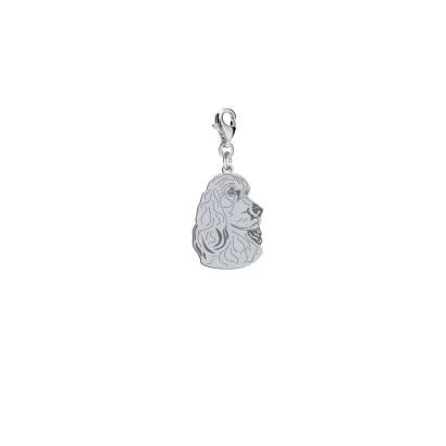 Charms z psem Cocker Spaniel Angielski srebro GRAWER GRATIS - MEJK Jewellery