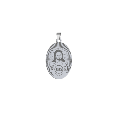 Medalik Pan Jezus srebro DEDYKACJA GRAWER GRATIS