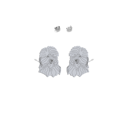 Silver Old English Sheepdog earrings - MEJK Jewellery