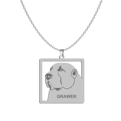 Naszyjnik z psem Central Asian Shepherd Dog srebro GRAWER GRATIS - MEJK Jewellery