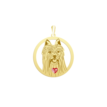 Zawieszka pozłacana Australijski Silky Terrier GRAWER GRATIS - MEJK Jewellery
