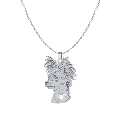 Silver Russian Toy necklace with a heart, FREE ENGRAVING - MEJK Jewellery