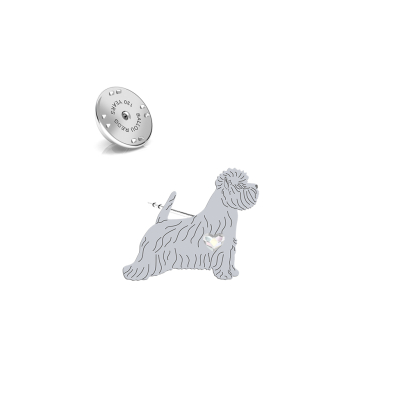 Silver West highland white terrier jewellery pin - MEJK Jewellery