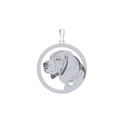 Zawieszka z psem Beagle srebro - MEJK Jewellery
