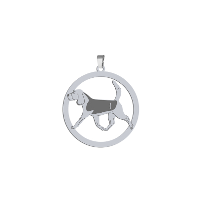Silver Beagle engraved pendant - MEJK Jewellery
