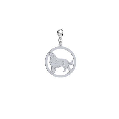 Silver Tarta Shepherd Dog charms, FREE ENGRAVING - MEJK Jewellery