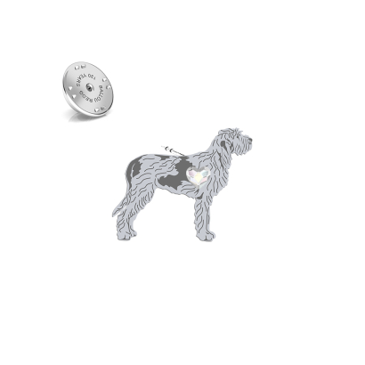 Silver Spinone Italiano pin - MEJK Jewellery
