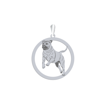 Silver Boerboel pendant - MEJK Jewellery