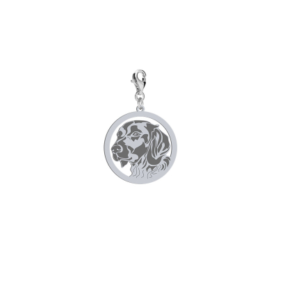 Silver Small Münsterländer charms, FREE ENGRAVING - MEJK Jewellery