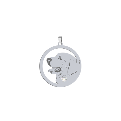 Silver Tarta Shepherd Dog pendant, FREE ENGRAVING  - MEJK Jewellery