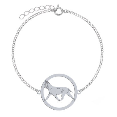 Silver Chongqing Dog bracelet, FREE ENGRAVING - MEJK Jewellery