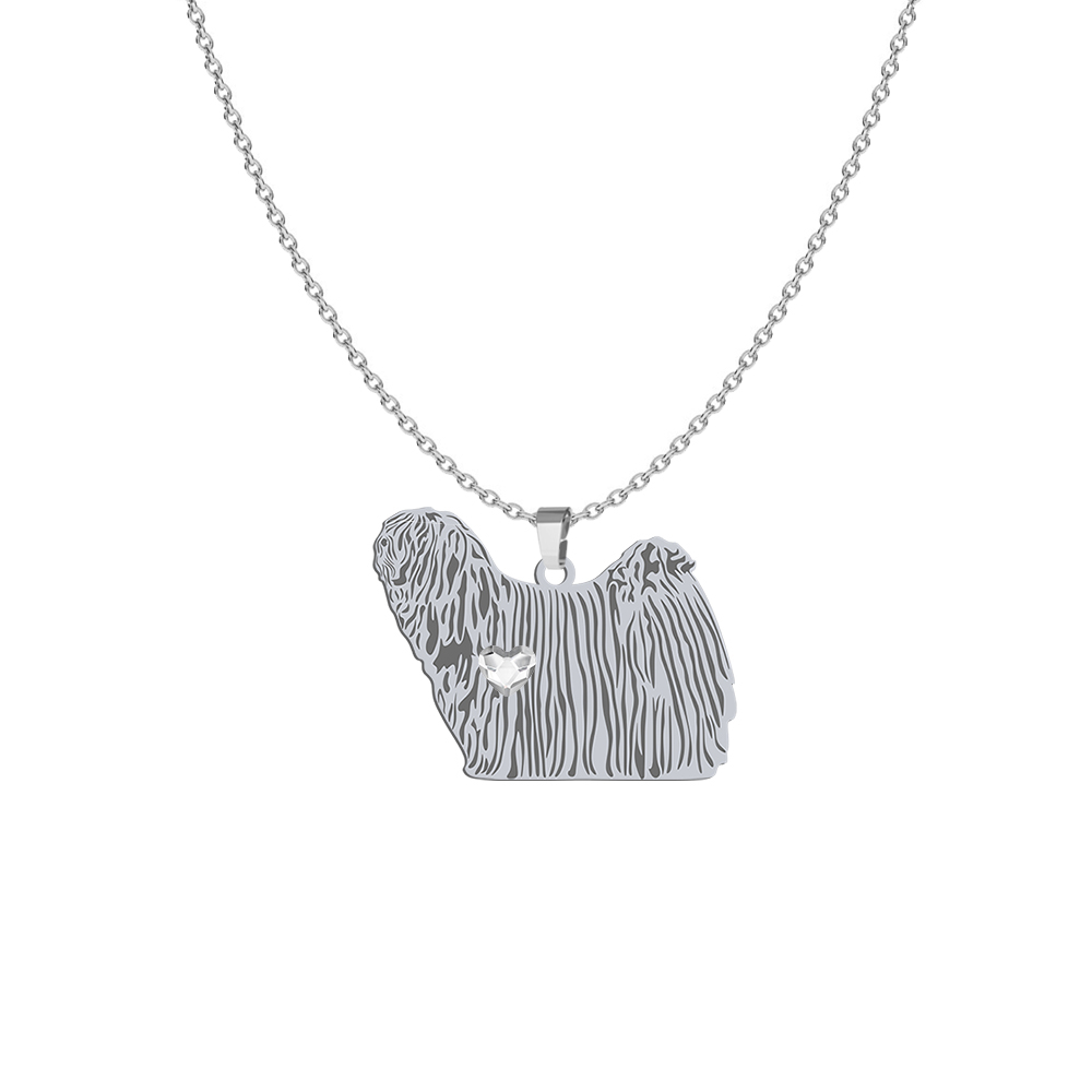 Silver Puli necklace, FREE ENGRAVING - MEJK Jewellery