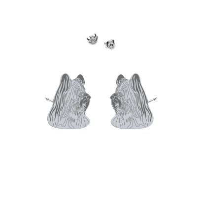 Silver Skye Terrier earrings - MEJK Jewellery