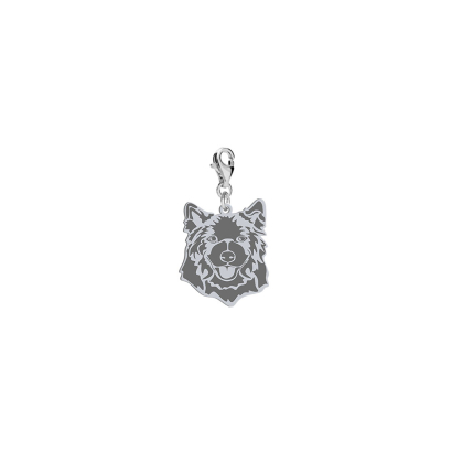 Charms z psem Swedish Lapphund srebro GRAWER GRATIS - MEJK Jewellery