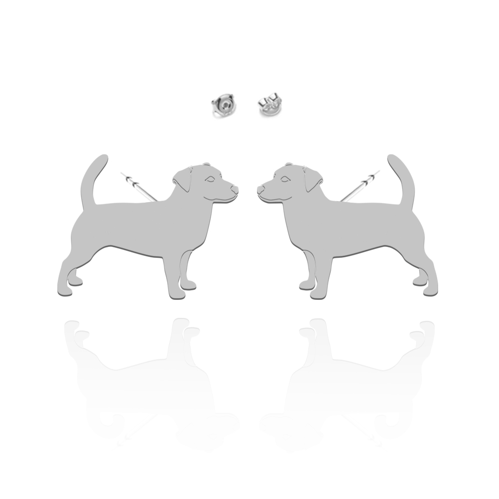 Kolczyki z psem Jack Russell Terrier Krótkowłosy srebro - MEJK Jewellery