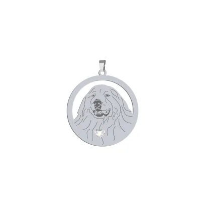 Zawieszka z psem Pyrenean Mountain Dog srebro GRAWER GRATIS - MEJK Jewellery