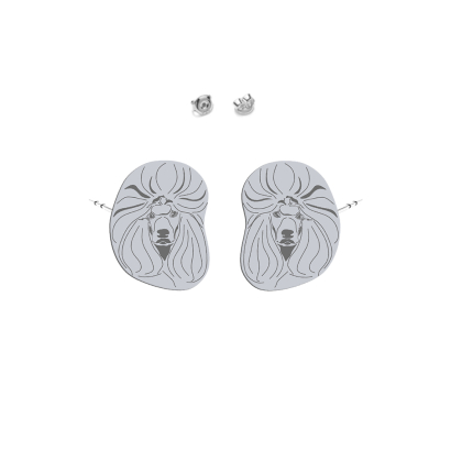 Silver Poodle earrings - MEJK Jewellery