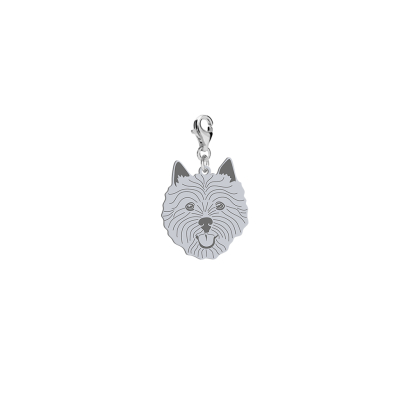 Silver Norwich Terrier charms, FREE ENGRAVING - MEJK Jewellery