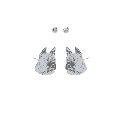 Silver Chongqing Dog earrings - MEJK Jewellery