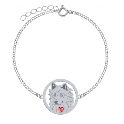 Silver Thai Bangkaew Dog engraved bracelet - MEJK Jewellery
