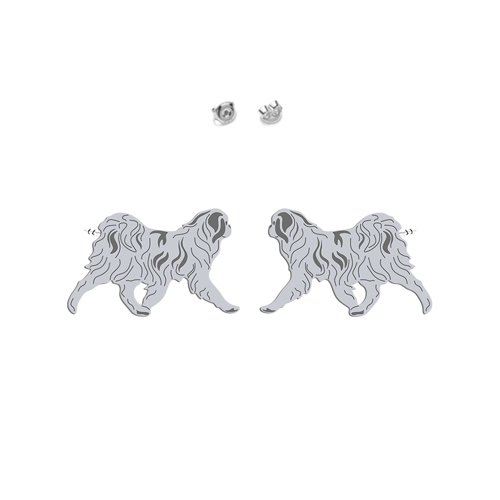 Silver Japanese Chin earrings - MEJK Jewellery