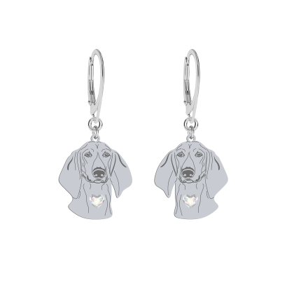 Silver Poitevin earrings, FREE ENGRAVING - MEJK Jewellery