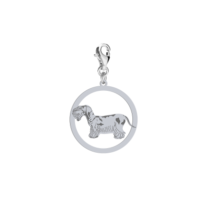 Silver Cesky Terrier engraved charms - MEJK Jewellery