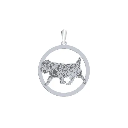 Zawieszka z psem Cairn Terrier srebro GRAWER GRATIS - MEJK Jewellery