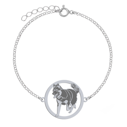 Bransoletka z psem Chodský pes srebro GRAWER GRATIS - MEJK Jewellery