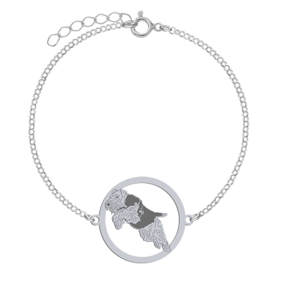 Bransoletka z psem Terier Walijski srebro GRAWER GRATIS - MEJK Jewellery