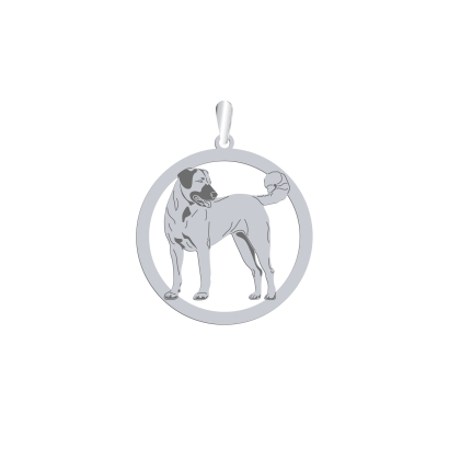 Silver Kangal engraved pendant - MEJK Jewellery