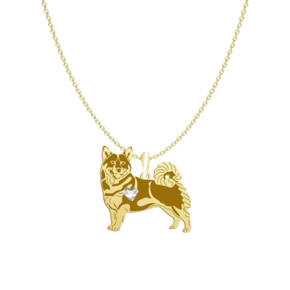 Swedish Vallhund pozłacany naszyjnik GRAWER GRATIS - MEJK Jewellery