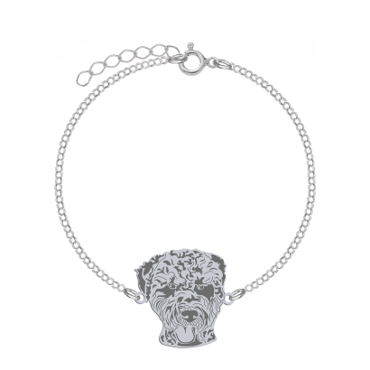 Silver Lagotto Romagnolo bracelet, FREE ENGRAVING - MEJK Jewellery