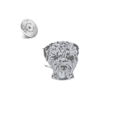 Silver Lagotto Romagnolo pin - MEJK Jewellery