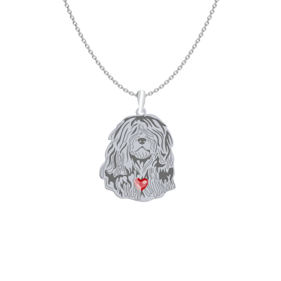 Silver Bergamasco shepherd necklace, FREE ENGRAVING - MEJK Jewellery
