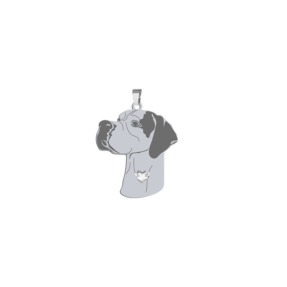 Silver Pointer pendant, FREE ENGRAVING - MEJK Jewellery