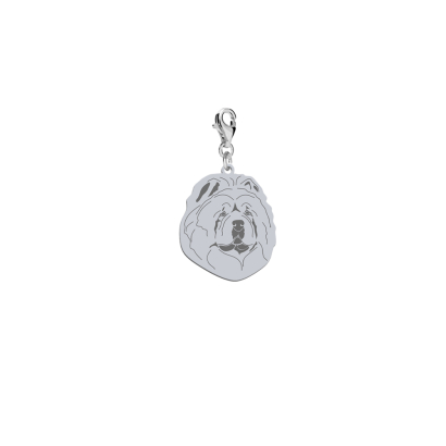 Silver Chow chow charms, FREE ENGRAVING - MEJK Jewellery