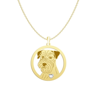 Naszyjnik Jack Russell Terrier Szorstkowłosy pozłacane srebro 925 GRAWER GRATIS - MEJK Jewellery