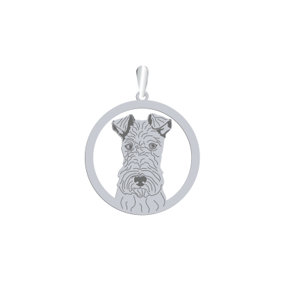 Zawieszka z psem Fox Terrier Wire srebro GRAWER GRATIS - MEJK Jewellery
