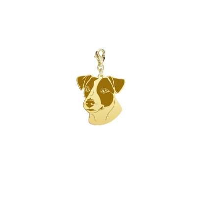 Charms z srebra pozłacanego Jack Russell Terrier Krótkowłosy - MEJK Jewellery